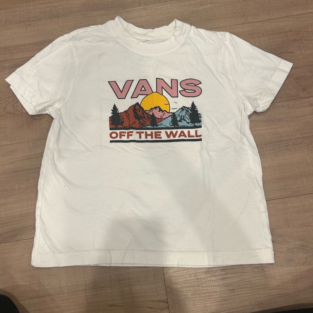 Vans White Graphic Tee